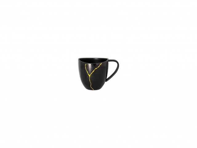 RAK Kintzoo Koffiekop - 0.23Ltr - Black/gold