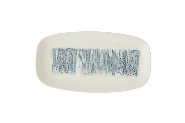 Churchill Inked Lyra Chef's bord langwerpig - 355x189mm - Blue