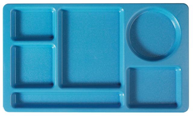 Cambro Dienblad 6-vaks economy - 380x220mm - Blue