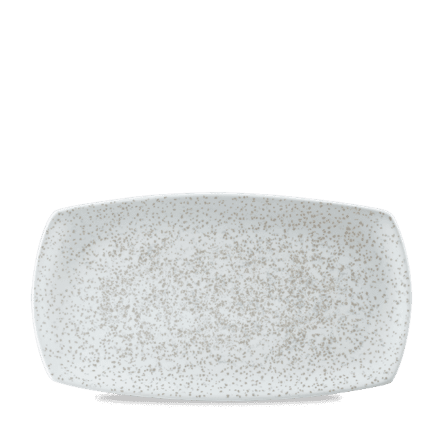 Churchill Art De Cuisine Menu Shades Schaal plat rechthoekig - 355x190mm - Caldera Chalk White