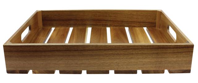 Tablecraft Dienblad gastronorm 1/2 acacia - 325x255x110mm