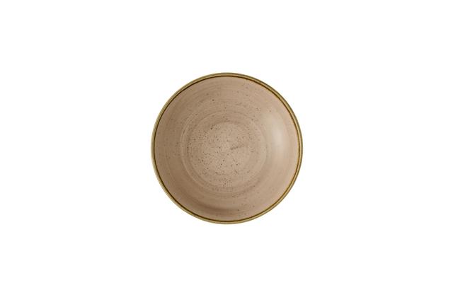 Churchill Stonecast Coupebord diep - Ø182mm - Truffle