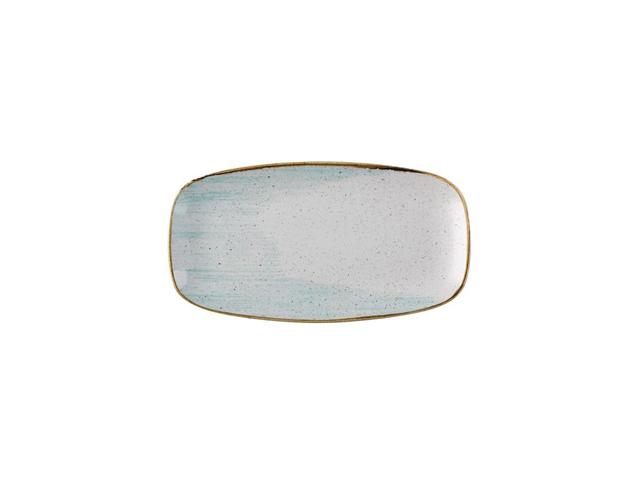 Churchill Stonecast Accents Chef's bord langwerpig - 355x189mm - Duck Egg Blue