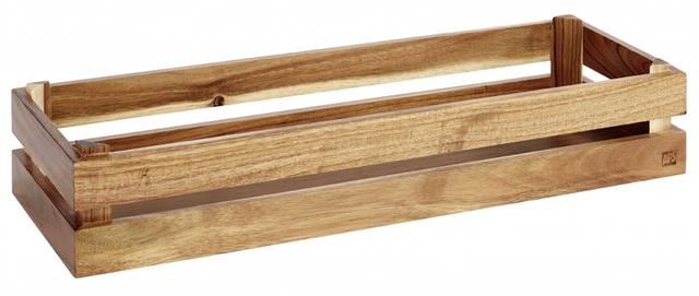 APS Kist hout 2/4GN Superbox - 555x185x105mm - Acaciahout