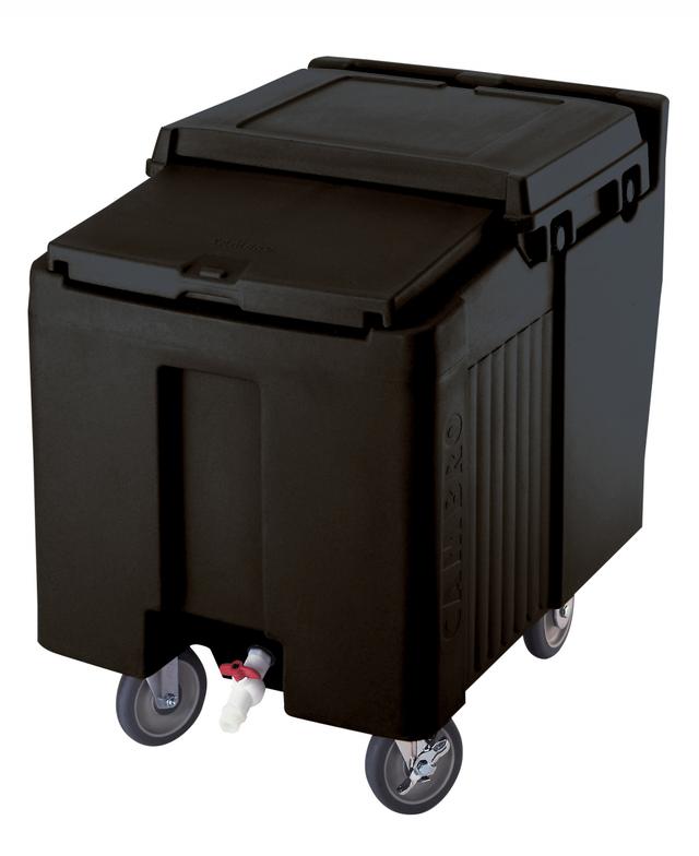 Cambro IJsblokjescontainer verrijdbaar - 57kg - 585x800x745mm - Black