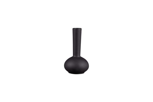 RAK Ghera Bloemenvaas - H 155mm - Black matt