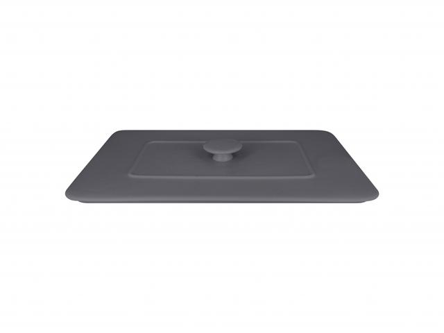 RAK Chef's Fusion Deksel voor terrine rechthoekig 320x220mm - Grey