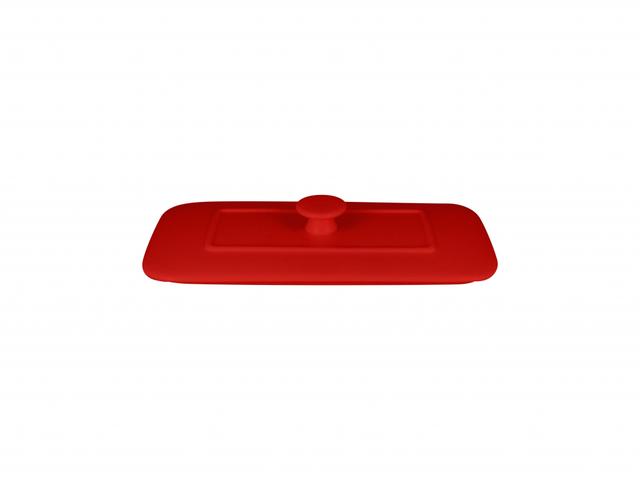 RAK Chef's Fusion Deksel voor terrine rechthoekig 200x100mm - Bright red