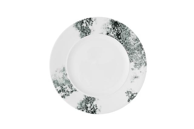 Churchill Alchemy Smoke Bord plat met rand - Ø280mm - Black