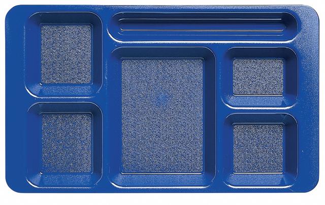 Cambro Dienblad 6-vaks economy - 380x229mm - Navy Blue