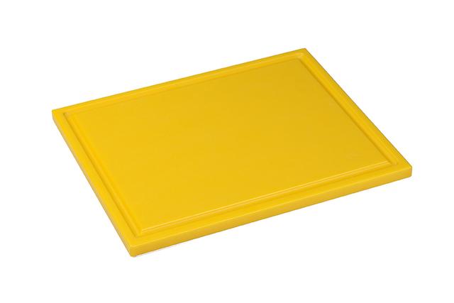 Interlux Snijplank met sapgoot - 600x400x15mm - Geel
