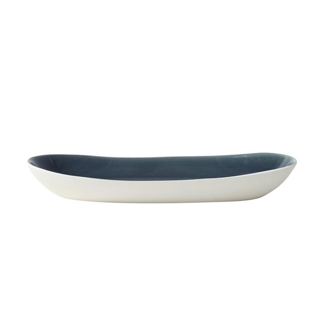 Jars Maguelone Schaal langwerpig - 380x180x50mm - Outremer