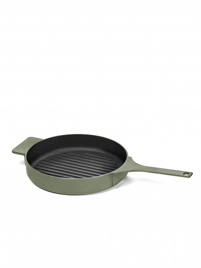 Serax Surface Grillpan geëmailleerd gietijzer - Ø260mm - Camogreen