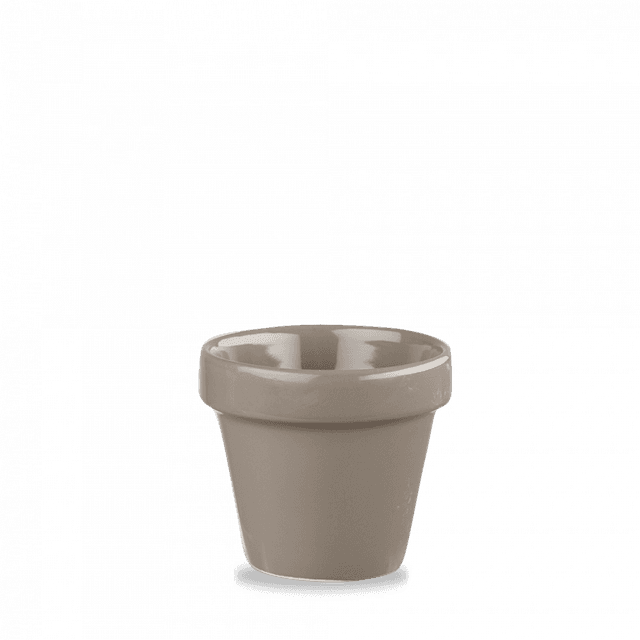 Churchill Bit on the Side Plant pot - Ø97mm - 0.34Ltr - Pebble