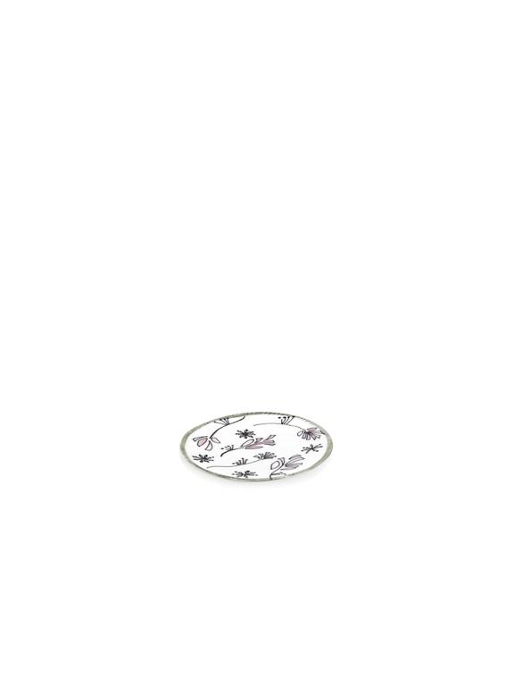 Serax Midnight Flowers Broodbord - Ø115mm - Fiore Rosa