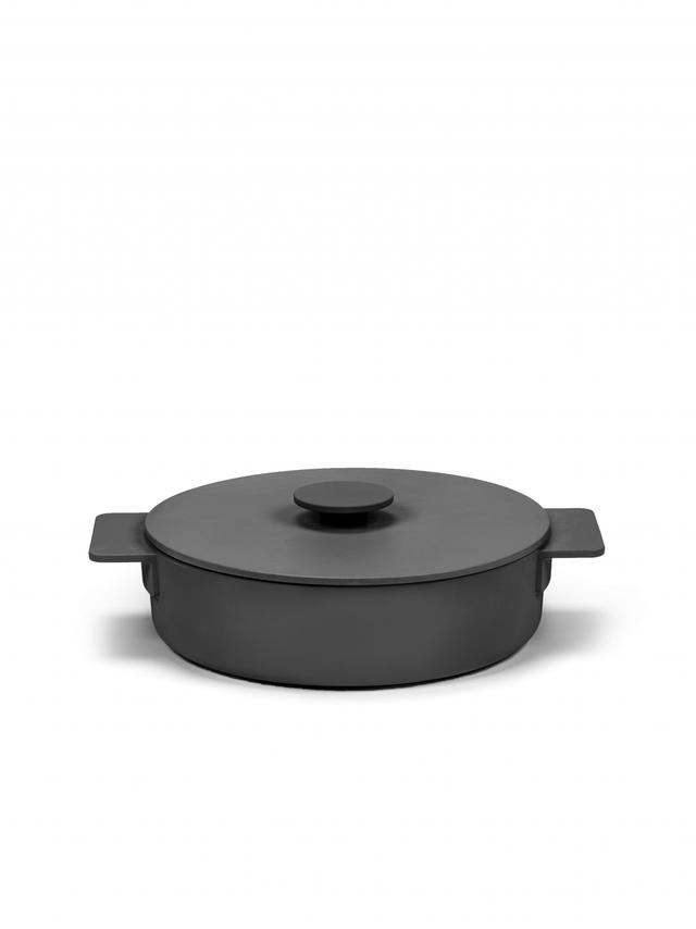 Serax Surface Braadpan geëmailleerd gietijzer - Ø260mm - 2.6Ltr - Zwart