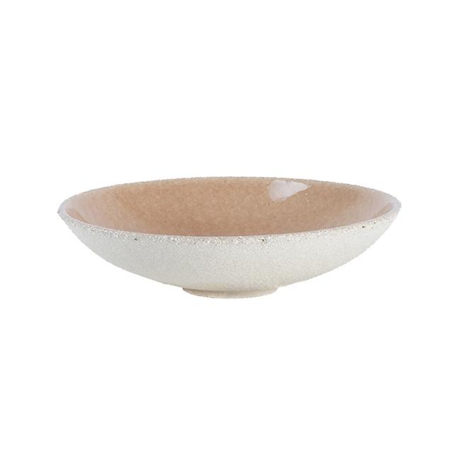 Jars Garrigue Bord diep L - Ø260mm - H 55mm - Peche blanche
