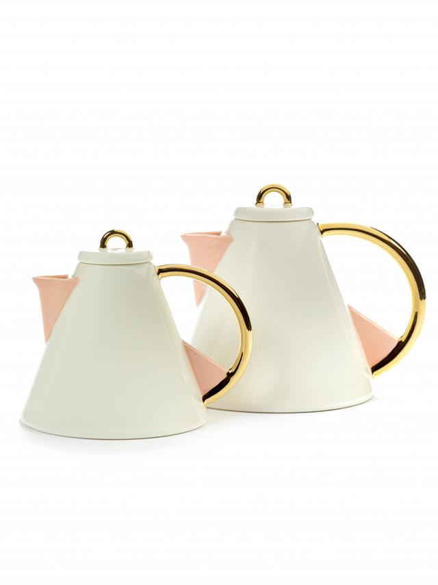 Serax Desirée Theepot L - 0.57Ltr - Wit/goud/roze