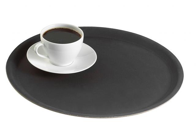 Cambro Dienblad LMT rond anti-slip - Ø380mm - Black on Gray