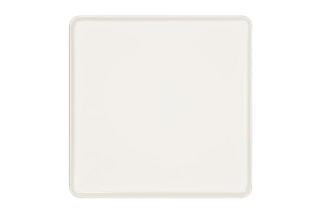 RAK Fractal Bord plat vierkant - 320x320mm - Ivoris white