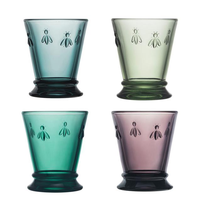 La Rochère Abeille Set 4 tumblers multi - 0.26Ltr