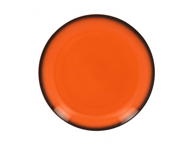 RAK Lea Bord plat coupe - Ø270mm - Orange