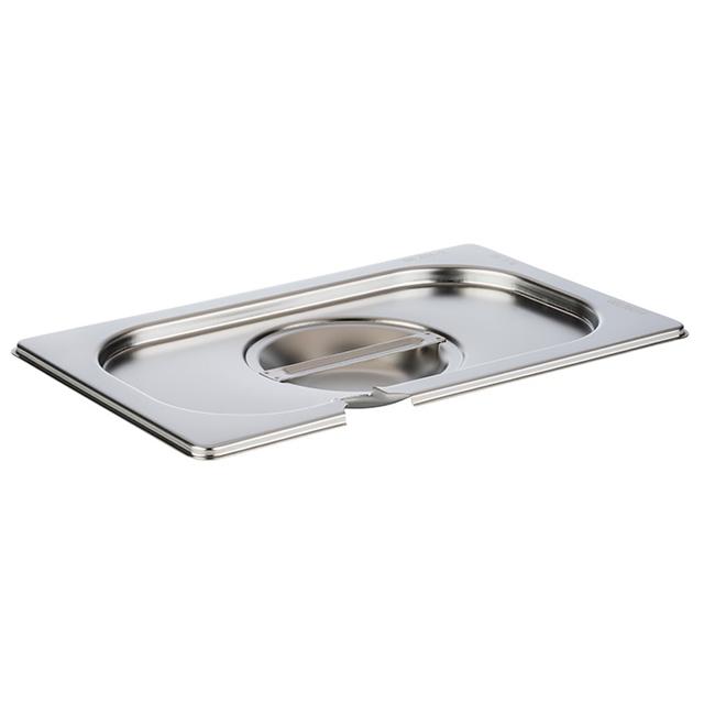 APS Deksel met lepeluitsparing 1/4GN - 265x162x30mm