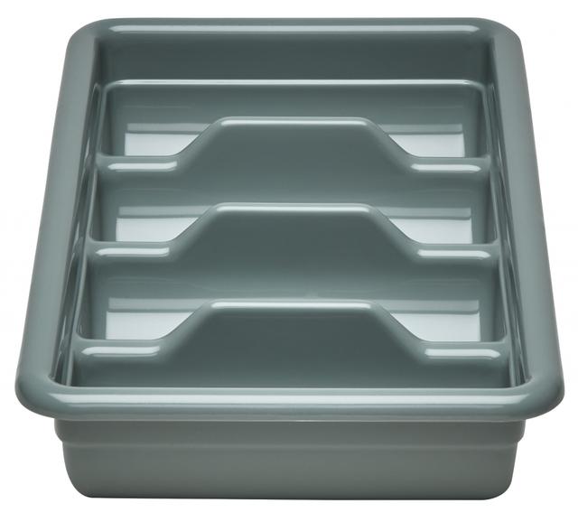 Cambro Bestekbak 4-vaks poly - 289x520x95mm - Light Gray