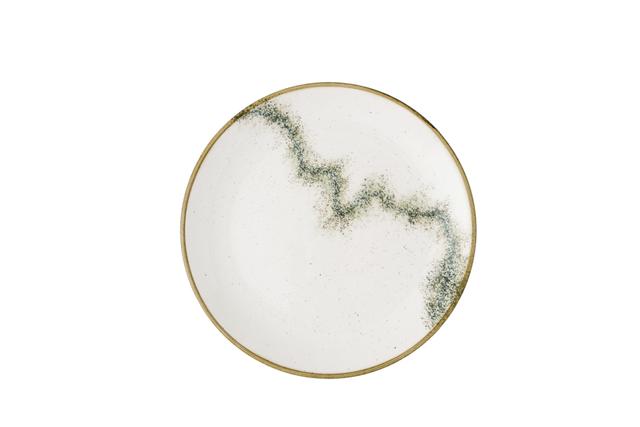 Churchill Stonecast Spice Coupebord plat - Ø260mm - Pepper