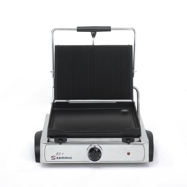 Sammic Contactgrill medium geribd 230Volt/50-60Hz - 512x430x240mm