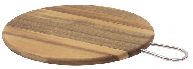 Tablecraft Serveerplank rond met metalen greep - Ø355mm