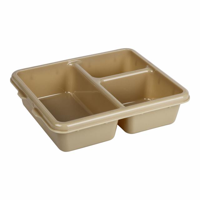 Cambro 3-vaksschaal - 279x228x68mm - Beige