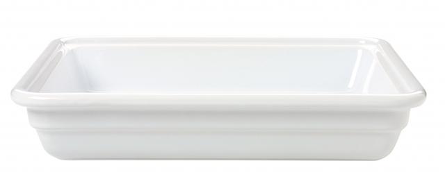 Emile Henry GN schaal 2/3 - 345x325x65mm - Blanc