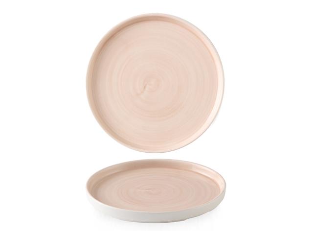 Churchill Stonecast Canvas Bord plat met rand - Ø260mm - Coral