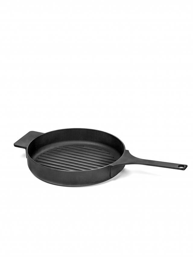 Serax Surface Grillpan geëmailleerd gietijzer - Ø260mm - Zwart