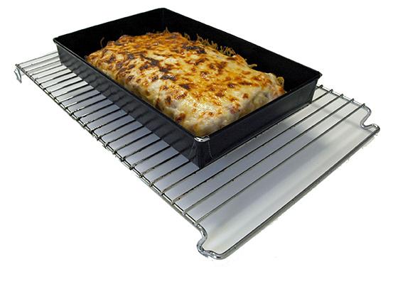 Bakeflon Ovenschaal multifunctioneel - 180x280x40mm - Zwart