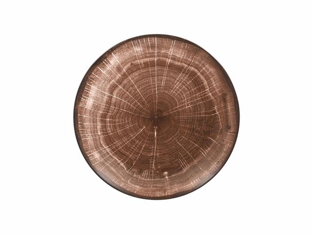 RAK Woodart Bord plat coupe - Ø290mm - Oak brown