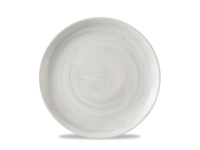 Churchill Stonecast Canvas Coupebord plat - Ø217mm - Grey