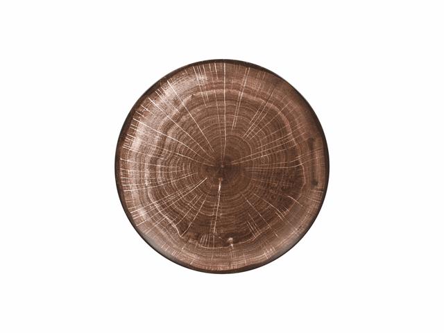 RAK Woodart Bord plat coupe - Ø270mm - Oak brown