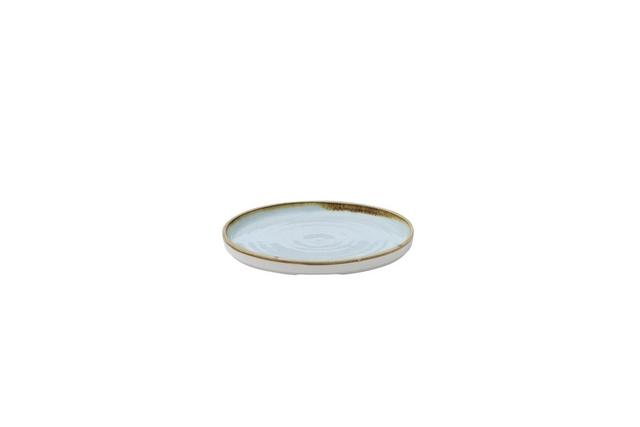 Churchill Stonecast Bord plat met steile rand - Ø210mm - Duck Egg Blue