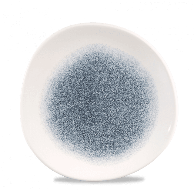 Churchill Studio Prints Raku Bord rond organic - Ø210mm - Topaz Blue