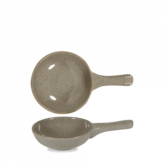 Churchill Stonecast Sausschaaltje met greep klein - 0.37Ltr - Peppercorn Grey