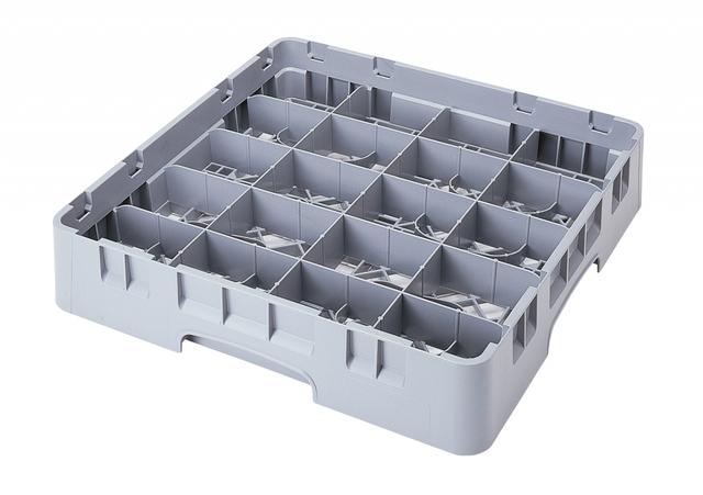 Cambro Koppenkorf - 500x500 H 101mm max 66mm 20 compartimenten - Soft Gray