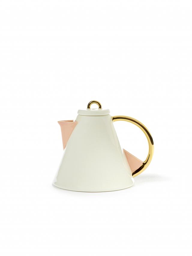 Serax Desirée Theepot S - 0.35Ltr - Wit/goud/roze