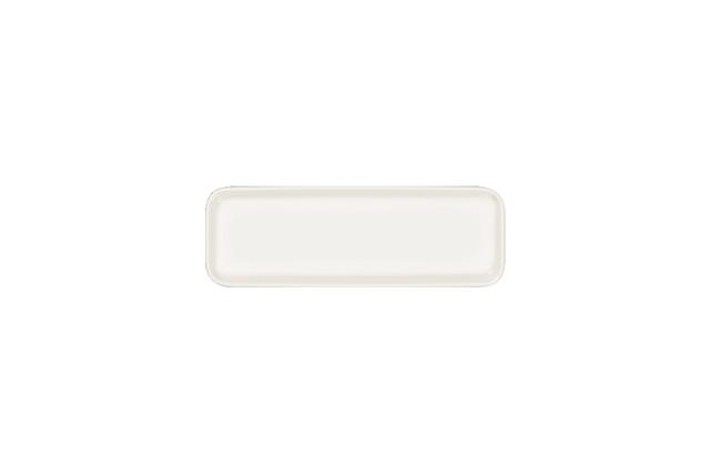 RAK Fractal Bord plat rechthoekig / deksel voor FTRTD24 - 240x80mm - Ivoris white