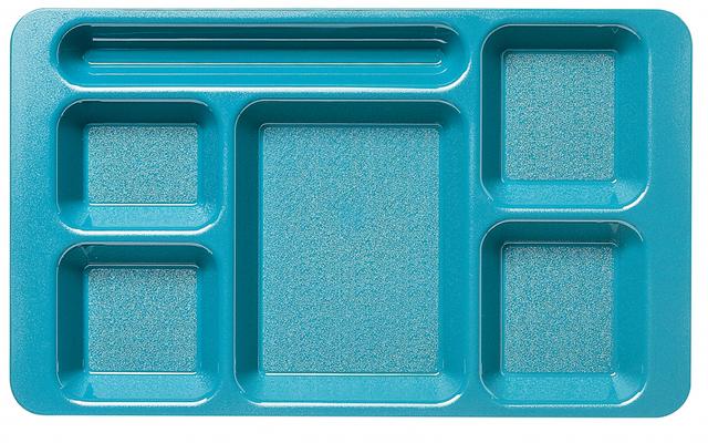 Cambro Dienblad 6-vaks economy - 380x229mm - Teal