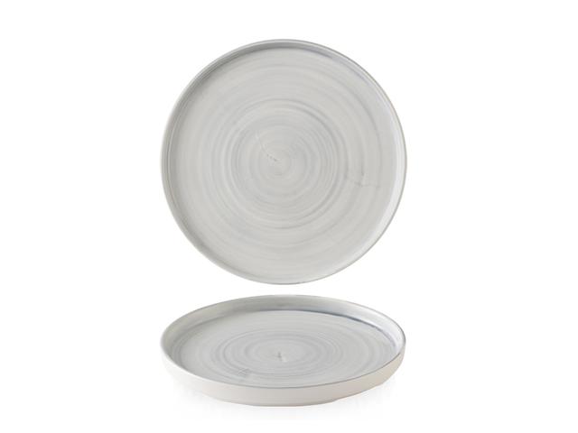 Churchill Stonecast Canvas Bord plat met rand - Ø210mm - Grey