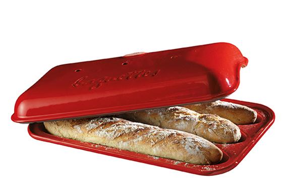 Emile Henry Baguettesvorm E-box - 390x240mmmm - Grand Cru