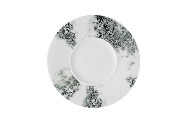 Churchill Alchemy Smoke Bord plat met brede rand - Ø280mm - Black