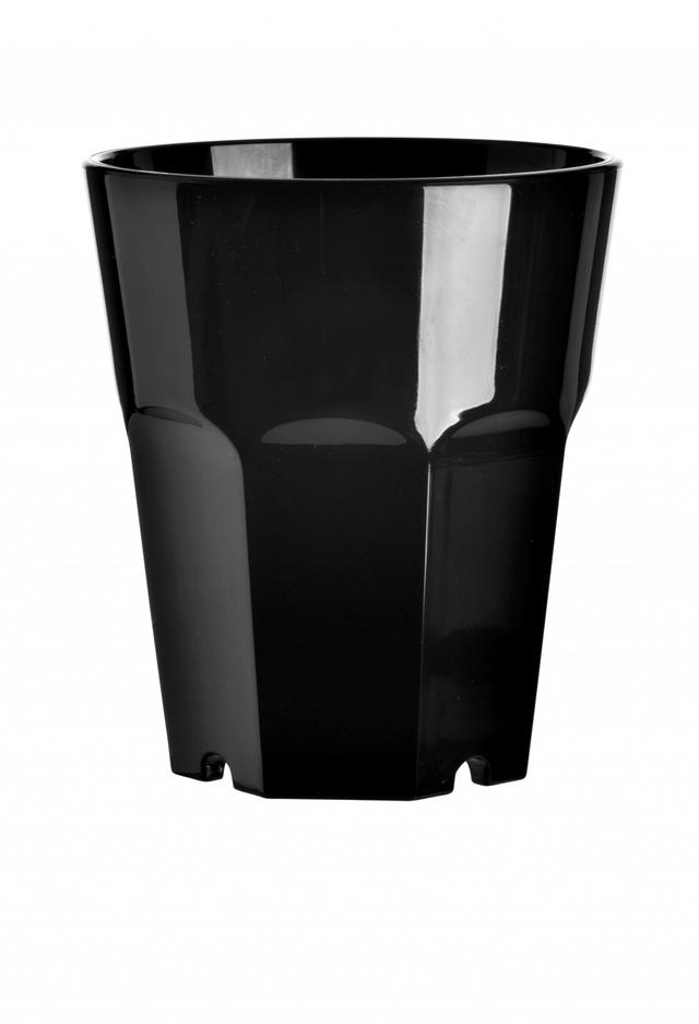 Glassforever Granity Rock Drinkglas PP - 0.37Ltr - Black